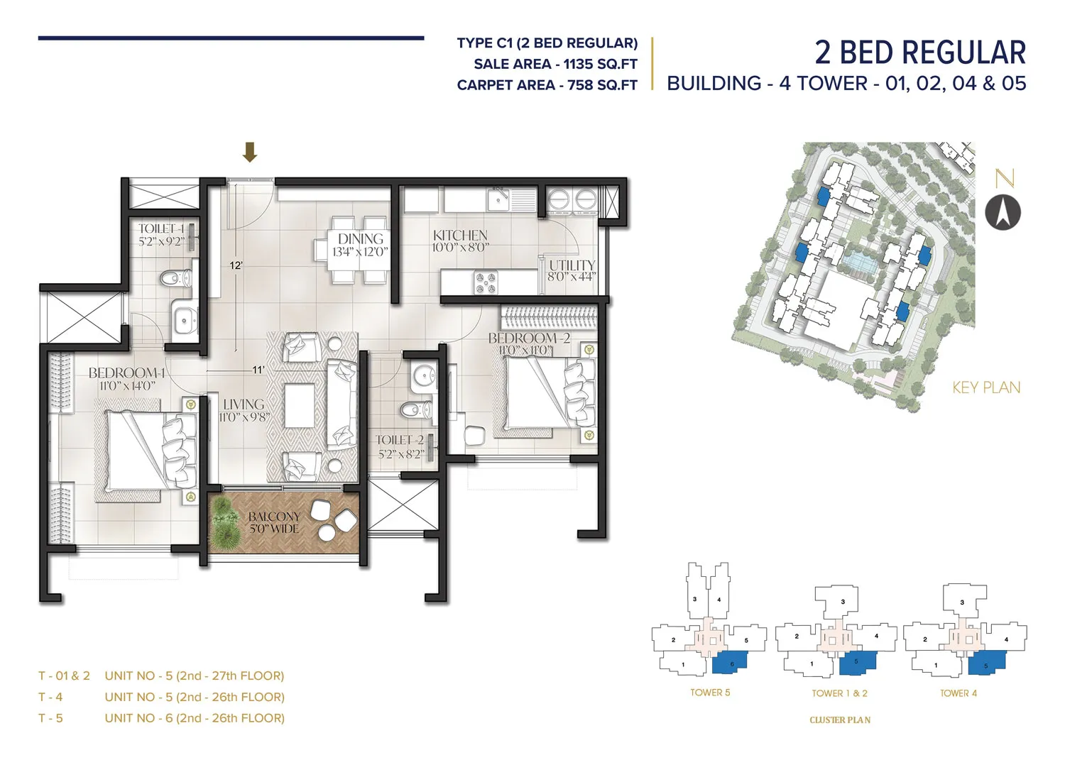 The Prestige City Sarjapur Floor Plan